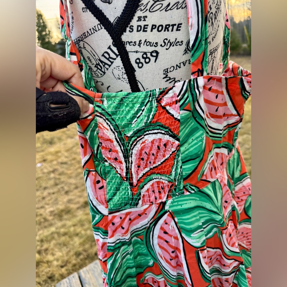 Hell Bunny Watermelon Print Midi Dress - Picture 15 of 17